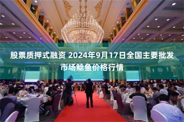 股票质押式融资 2024年9月17日全国主要批发市场鲶鱼价格行情