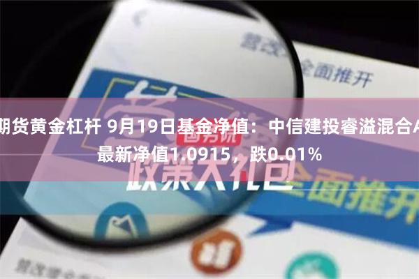 期货黄金杠杆 9月19日基金净值：中信建投睿溢混合A最新净值1.0915，跌0.01%