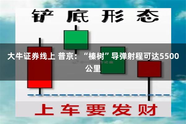 大牛证券线上 普京：“榛树”导弹射程可达5500公里